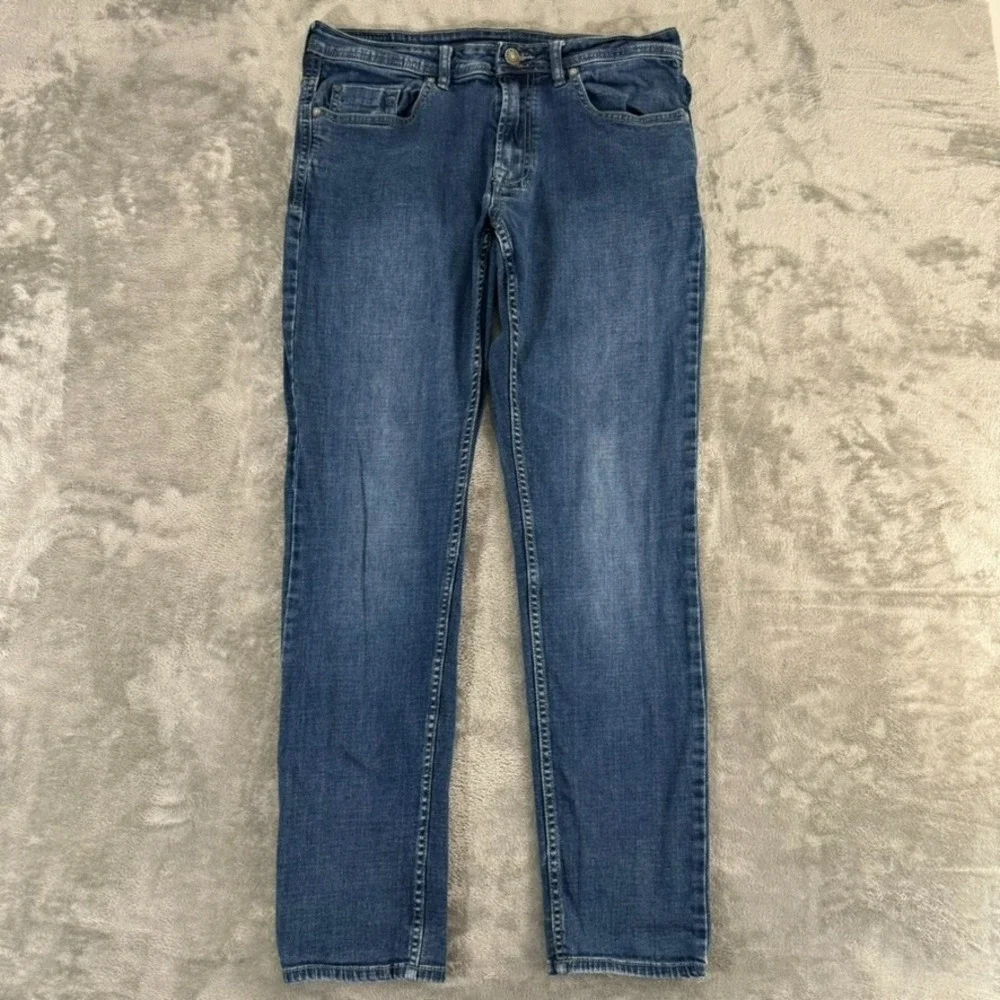 Buffalo David Bitton Jeans Mens 34x34 (Actual 34x33) Jackson Straight‎ Stretch